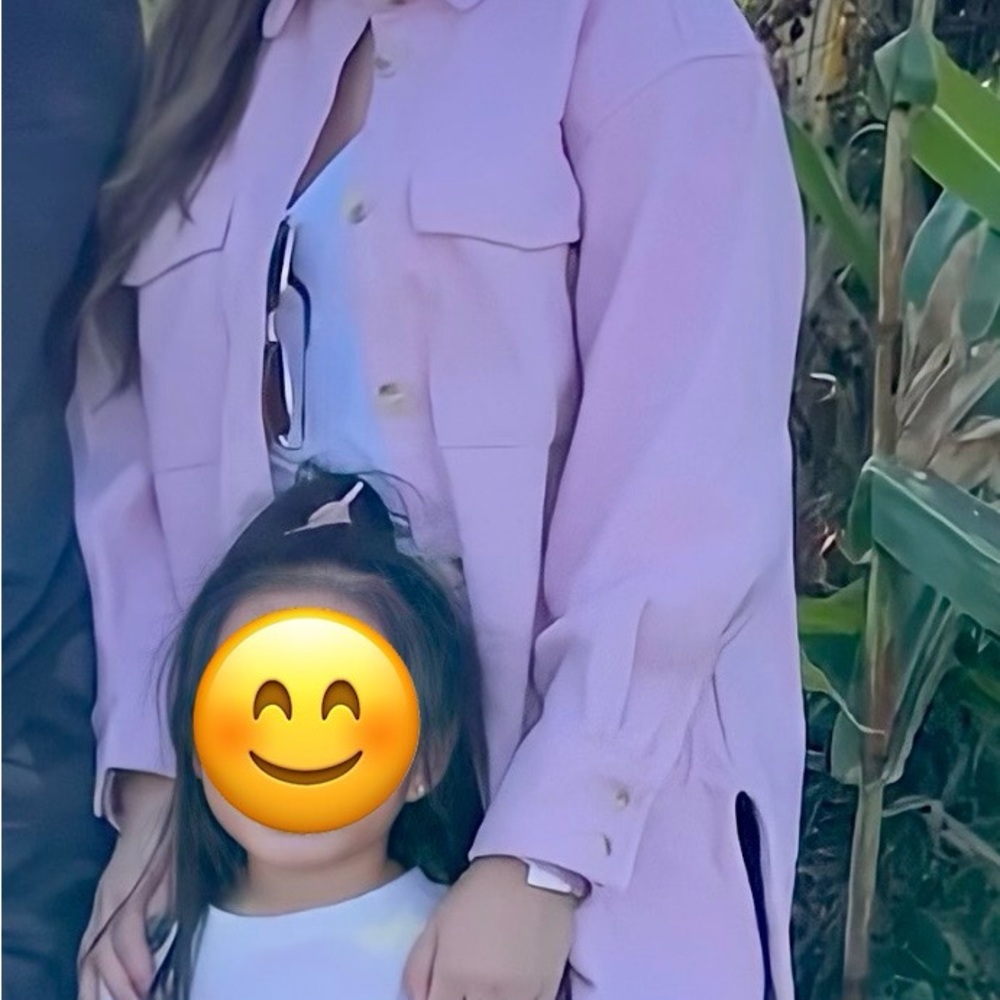 H&M Soft Pink shirt Jacket